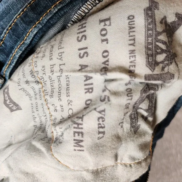 Levi's 505 Jeans Men's‎ 33X30 Blue Straight Regular Fit - Picture 7 of 16